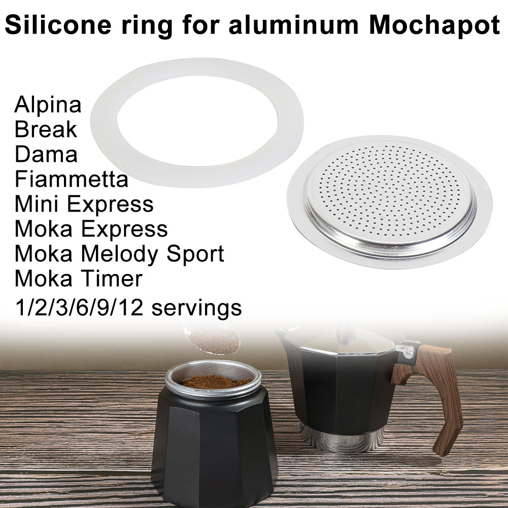 Moka Pot Stove - 1 Set Rubber Seal Gasket With