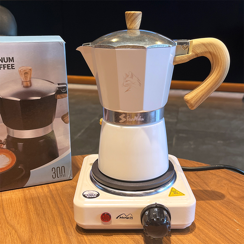 Moka Pot 3/6 Cup - Italian Sto - đánh giá và giá Moka Pot Stove