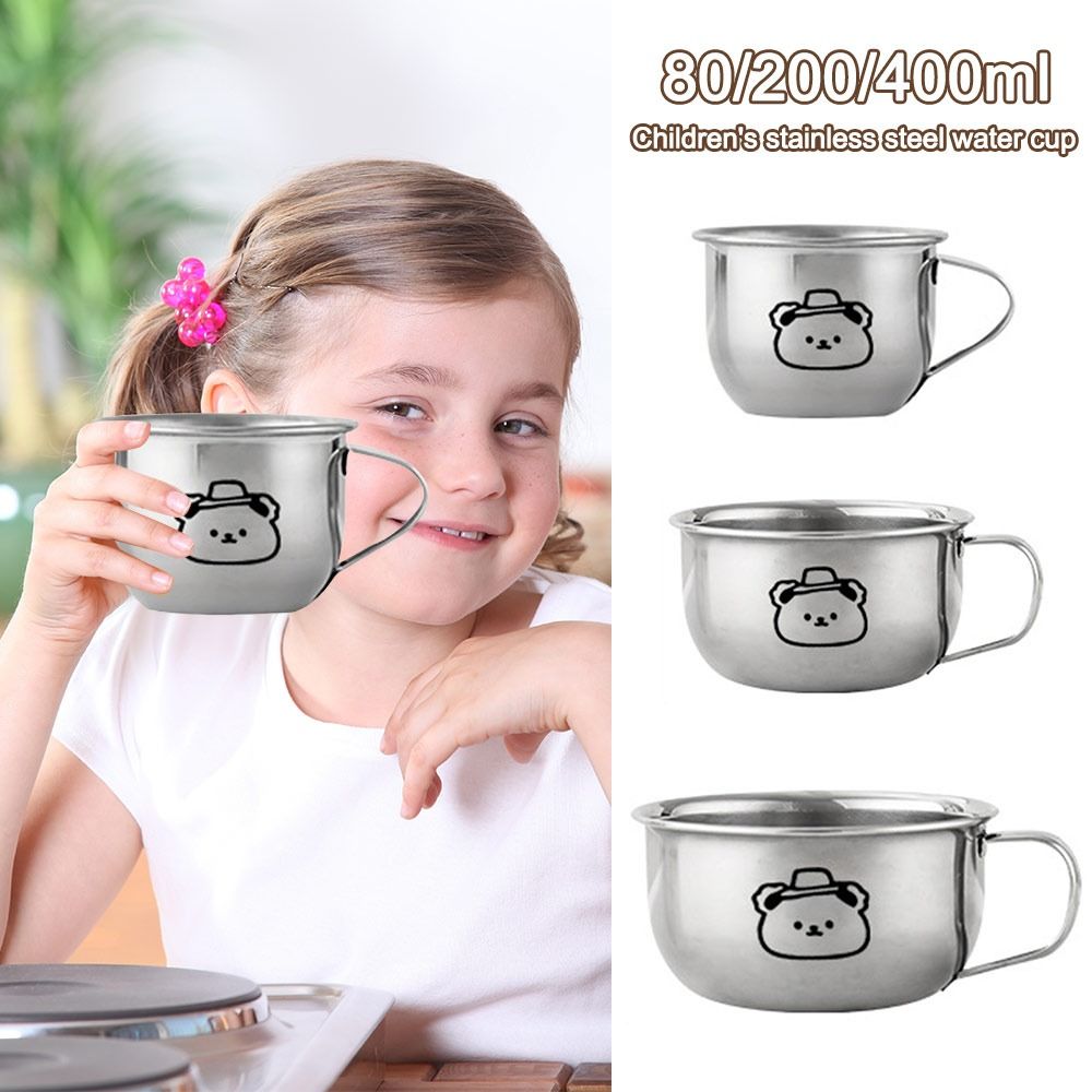 80/200/400ML Kid Water Cup Bea - đánh giá và giá Coffee Tea With Milk