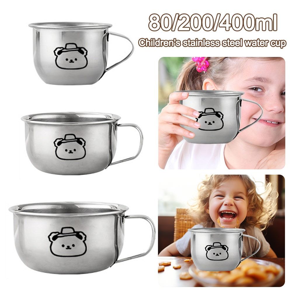80/200/400ML Kid Water Cup Bea - đánh giá và giá Coffee Tea With Milk
