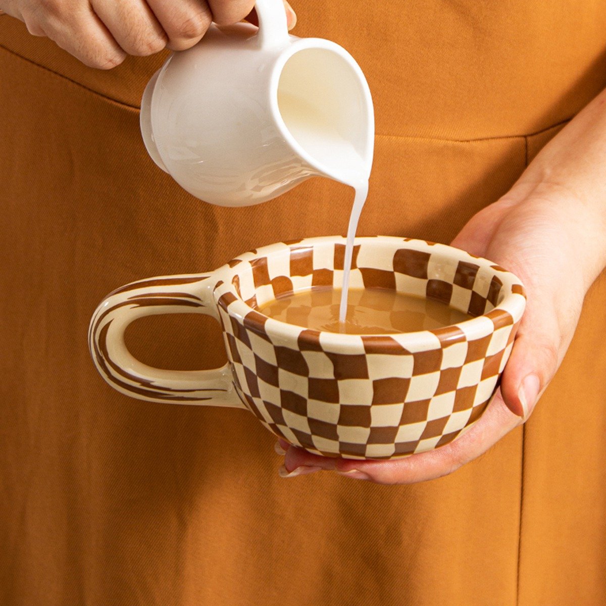 1pc Ceramic Coffee Mug with Wr - đánh giá và giá Coffee Tea & Jane