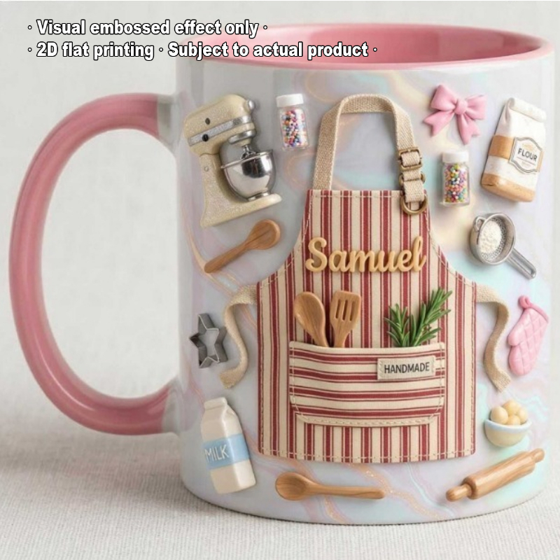 Custom Baker Mug 2D Print Pers - đánh giá và giá Coffee Tea Name