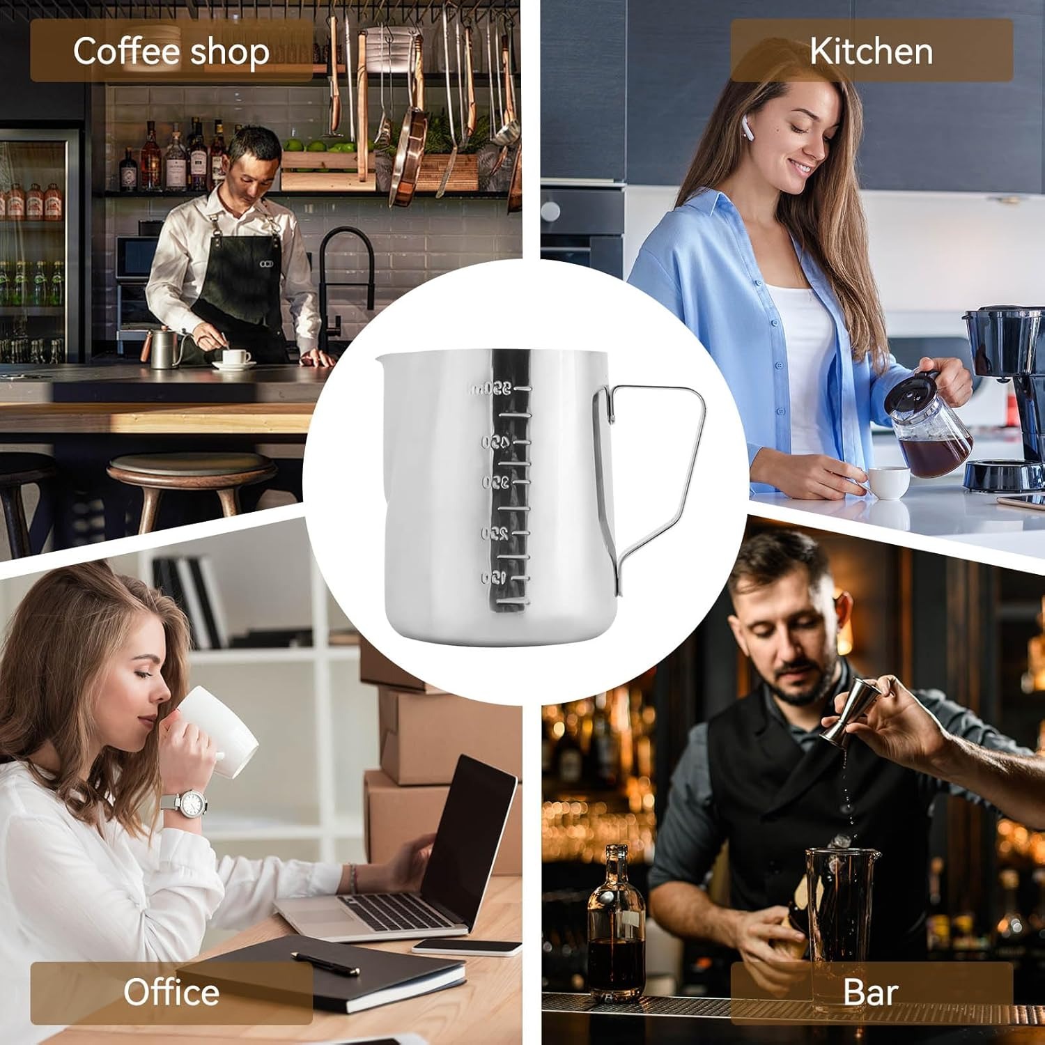 Milk Frothing Pitcher Espresso - đánh giá và giá Barista Milk Jug