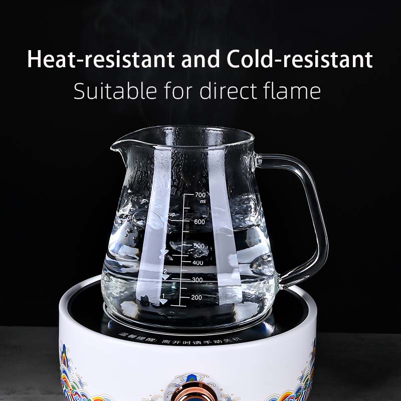 New High Borosilicate 700ml  G - đánh giá và giá Coffee Tea And Sugar Set