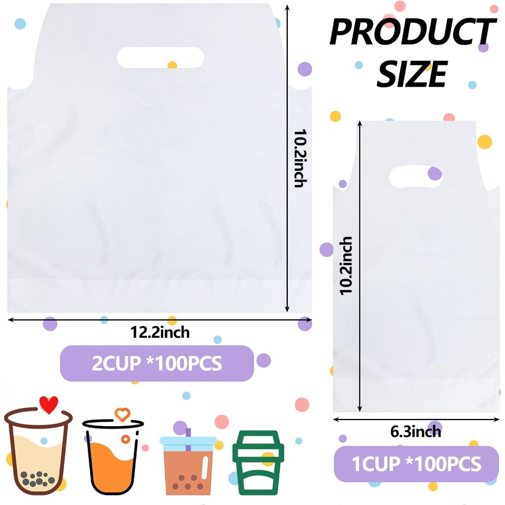 200 Clear Plastic Cup Carrier  - đánh giá và giá Coffee Tea Images