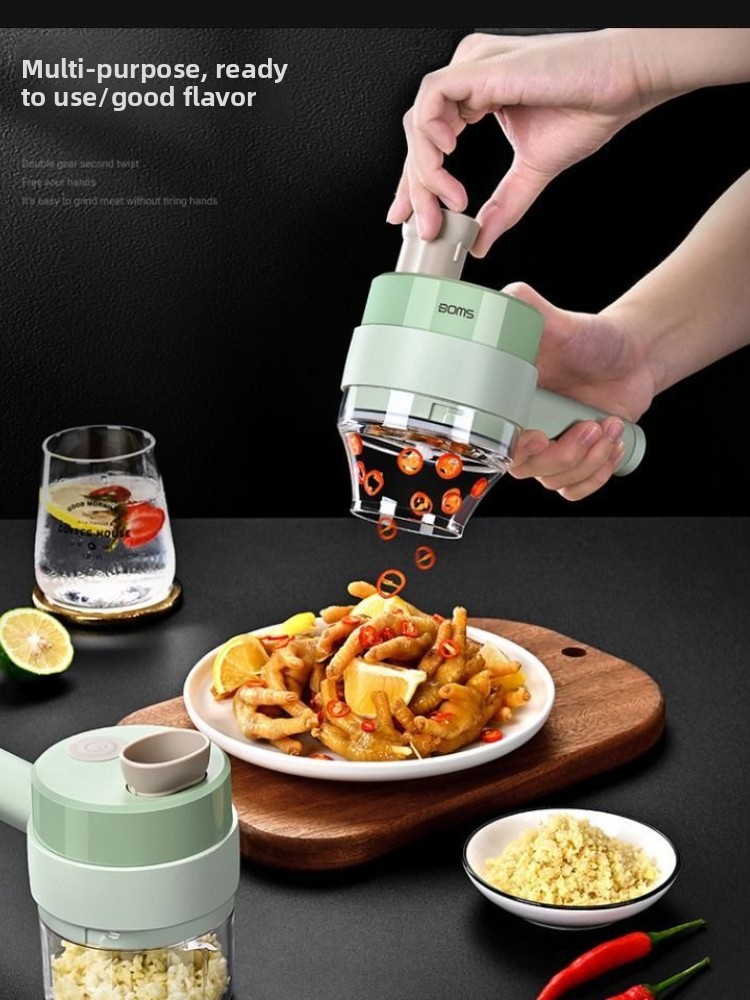 4In1 Electric Vegetable Cutter - đánh giá và giá Burr Hand Grinder