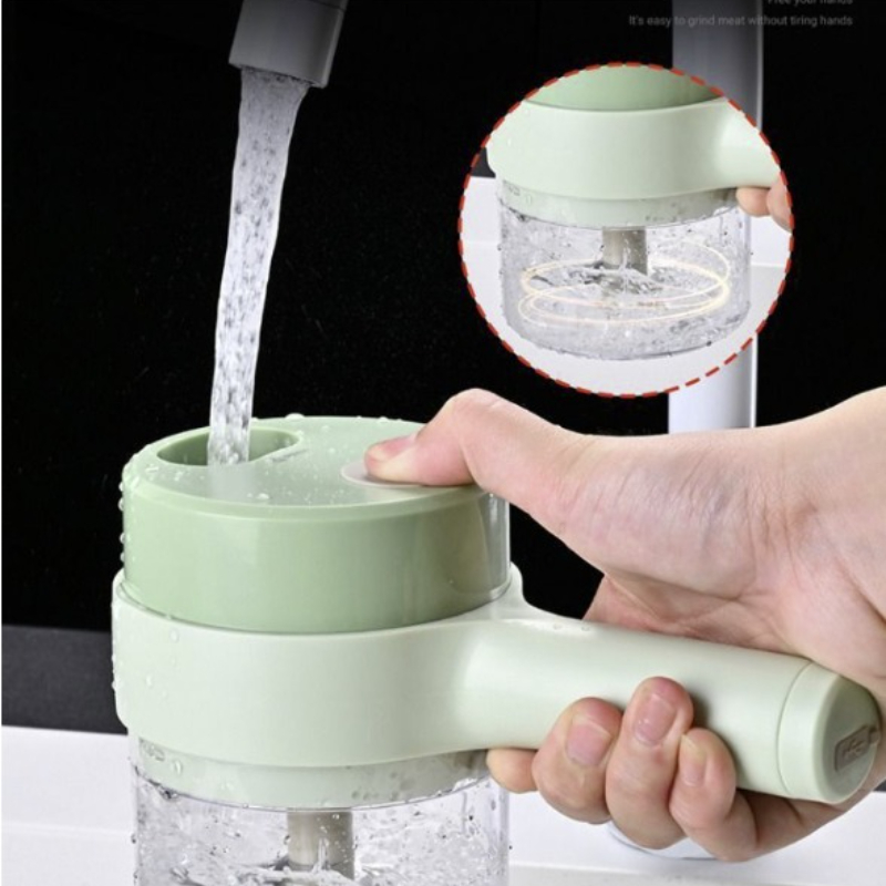 4In1 Electric Vegetable Cutter - đánh giá và giá Burr Hand Grinder